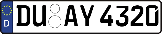 DU-AY4320