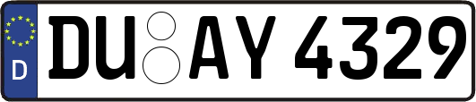 DU-AY4329