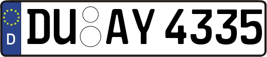 DU-AY4335