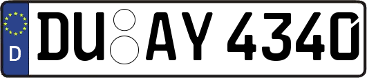 DU-AY4340