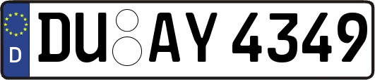 DU-AY4349