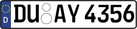 DU-AY4356