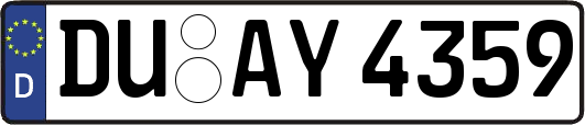 DU-AY4359
