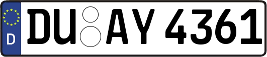 DU-AY4361