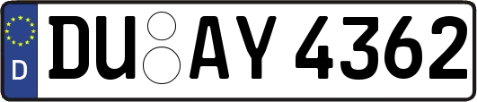 DU-AY4362