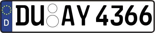 DU-AY4366