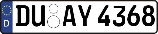 DU-AY4368
