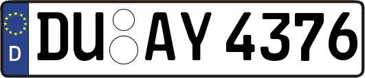 DU-AY4376