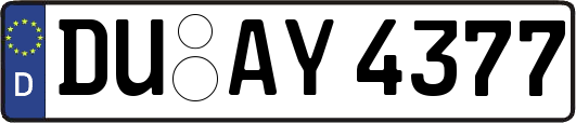 DU-AY4377