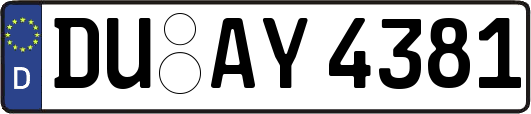DU-AY4381