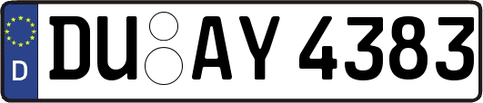 DU-AY4383