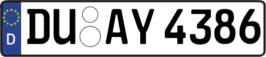 DU-AY4386