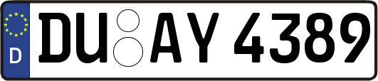 DU-AY4389