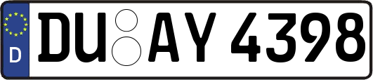 DU-AY4398