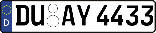 DU-AY4433