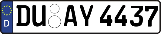 DU-AY4437