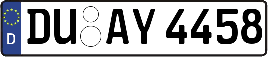 DU-AY4458