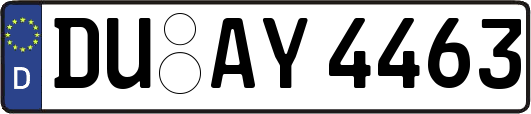 DU-AY4463