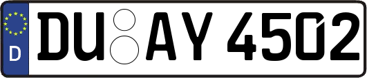 DU-AY4502