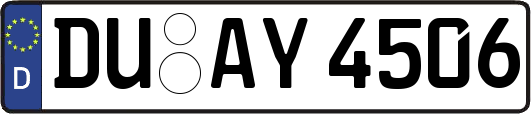 DU-AY4506