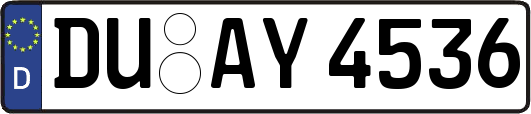 DU-AY4536