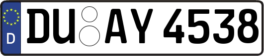 DU-AY4538