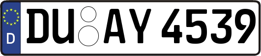 DU-AY4539