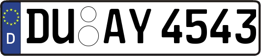 DU-AY4543