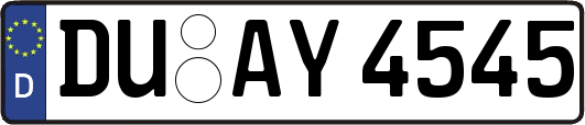 DU-AY4545