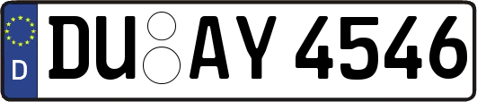 DU-AY4546