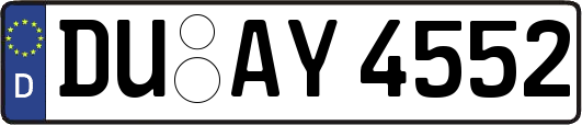 DU-AY4552