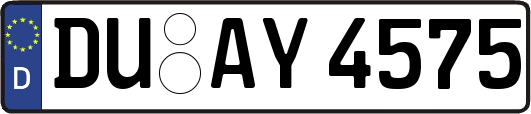 DU-AY4575