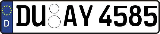 DU-AY4585
