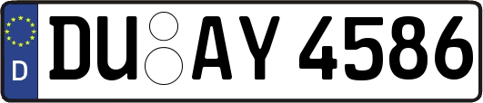 DU-AY4586