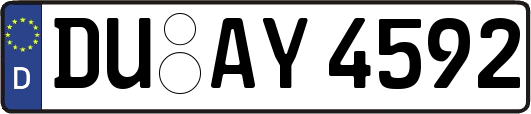 DU-AY4592