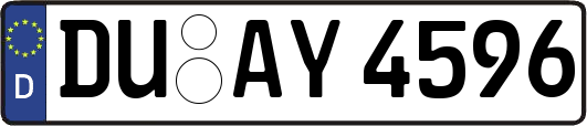 DU-AY4596
