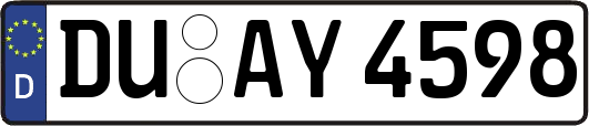 DU-AY4598
