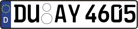 DU-AY4605