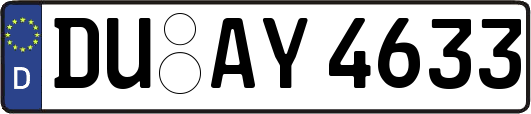 DU-AY4633