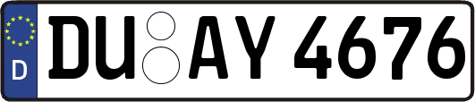 DU-AY4676