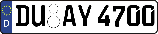 DU-AY4700