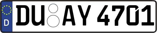 DU-AY4701