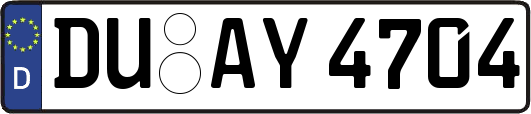 DU-AY4704