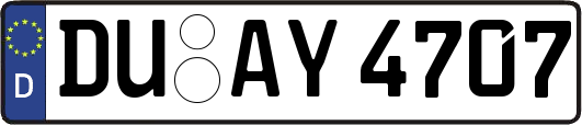 DU-AY4707