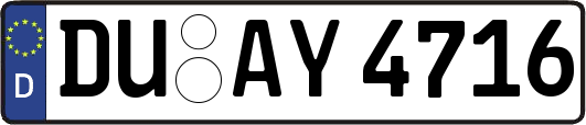 DU-AY4716