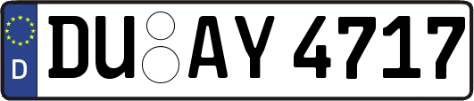 DU-AY4717