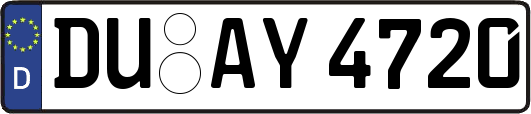 DU-AY4720
