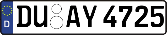 DU-AY4725