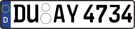 DU-AY4734