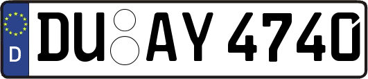 DU-AY4740